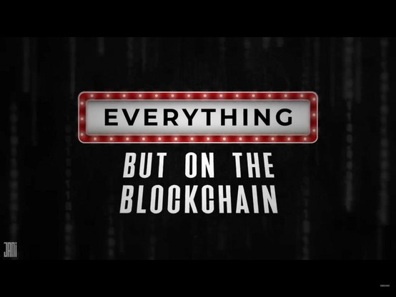 Everything
But on the blockchain