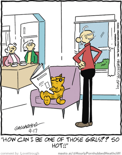 Original Heathcliff comic from September 17, 2021
New caption: 
