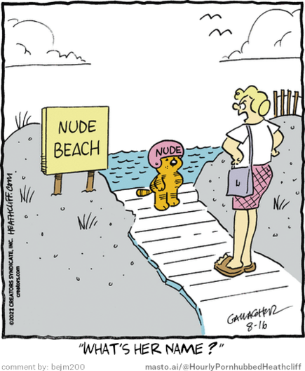 Original Heathcliff comic from August 16, 2022
New caption: 