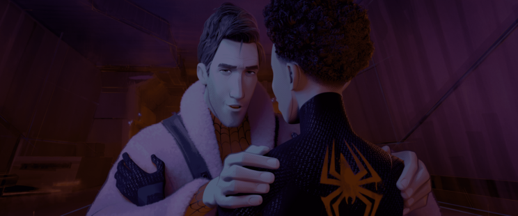 Spider-Man: Across the Spider-Verse screen grab from 01:25:05