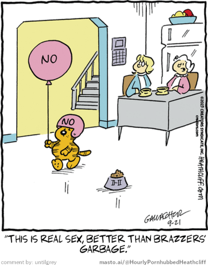 Original Heathcliff comic from September 21, 2023
New caption: 