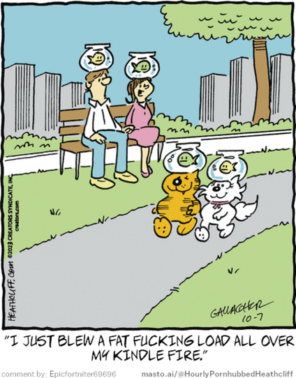 Original Heathcliff comic from October 7, 2023
New caption: 