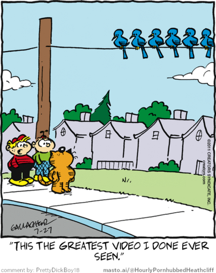 Original Heathcliff comic from July 27, 2011
New caption: 