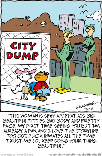 Original Heathcliff comic from July 30, 2011
New caption: 