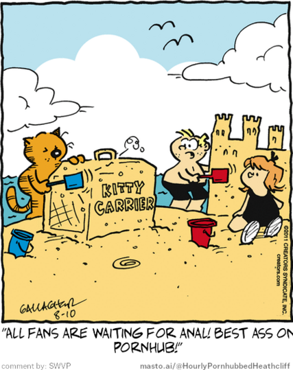 Original Heathcliff comic from August 10, 2011
New caption: 