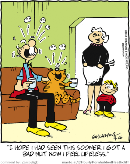 Original Heathcliff comic from September 26, 2011
New caption: 