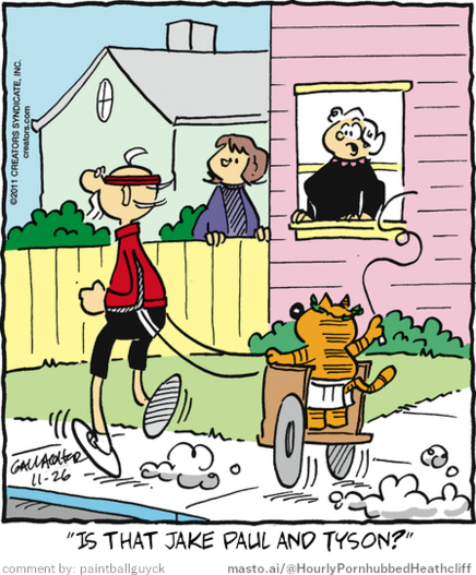 Original Heathcliff comic from November 26, 2011
New caption: 