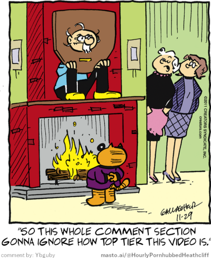 Original Heathcliff comic from November 29, 2011
New caption: 
