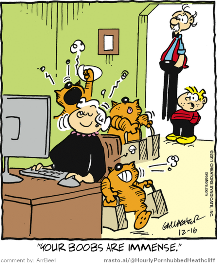 Original Heathcliff comic from December 16, 2011
New caption: 