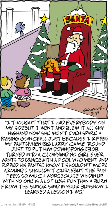 Original Heathcliff comic from December 19, 2011
New caption: 