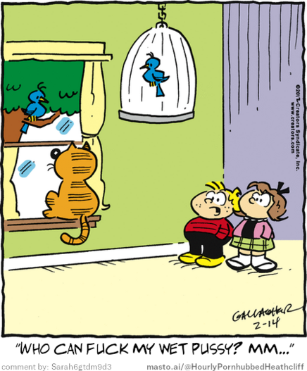 Original Heathcliff comic from February 14, 2012
New caption: 