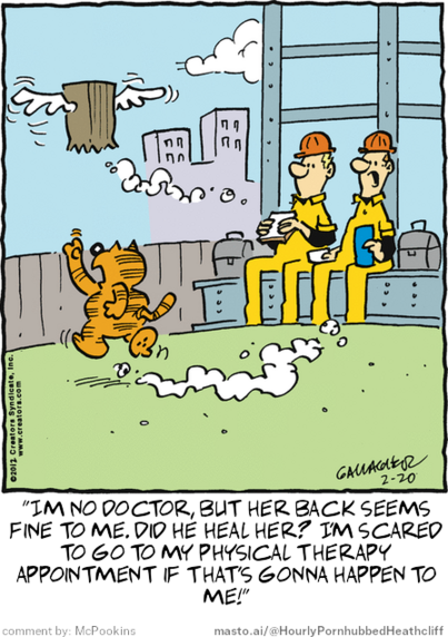 Original Heathcliff comic from February 20, 2012
New caption: 