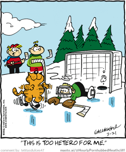 Original Heathcliff comic from February 21, 2012
New caption: 