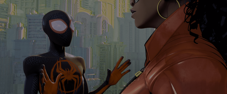 Spider-Man: Across the Spider-Verse screen grab from 01:17:33