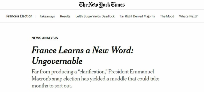 NYT headline: 