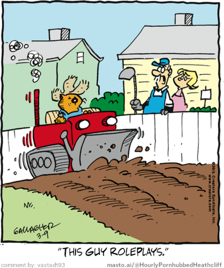 Original Heathcliff comic from March 9, 2012
New caption: 
