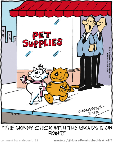 Original Heathcliff comic from March 22, 2012
New caption: 
