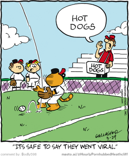 Original Heathcliff comic from March 29, 2012
New caption: 