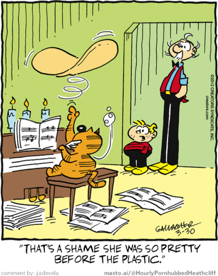 Original Heathcliff comic from March 30, 2012
New caption: 