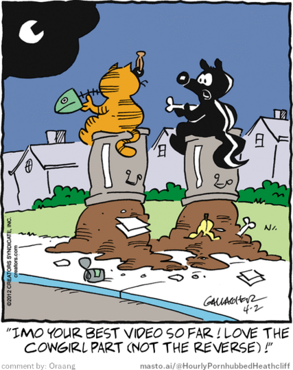 Original Heathcliff comic from April 2, 2012
New caption: 