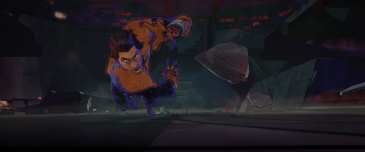 Spider-Man: Across the Spider-Verse screen grab from 01:47:07