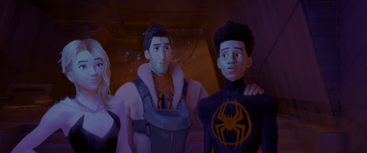 Spider-Man: Across the Spider-Verse screen grab from 01:25:22