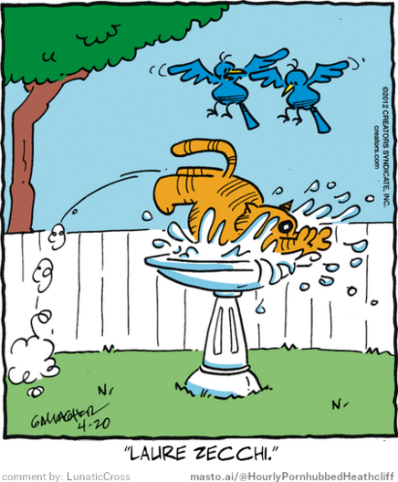 Original Heathcliff comic from April 20, 2012
New caption: 