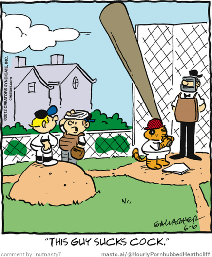 Original Heathcliff comic from June 6, 2012
New caption: 