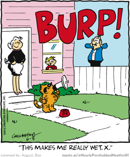 Original Heathcliff comic from June 8, 2012
New caption: 