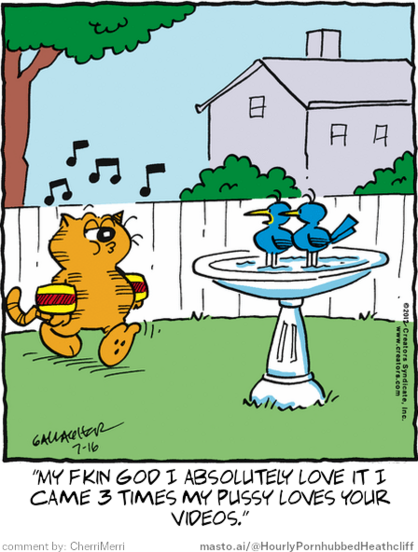 Original Heathcliff comic from July 16, 2012
New caption: 
