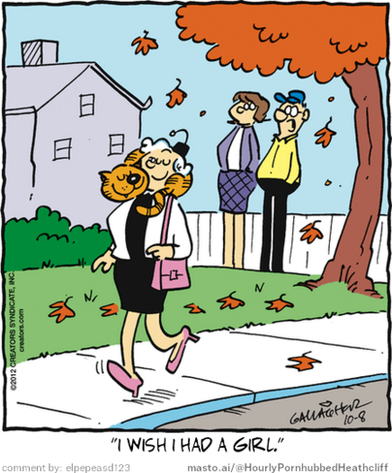 Original Heathcliff comic from October 8, 2012
New caption: 