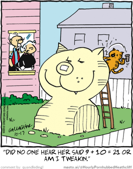 Original Heathcliff comic from October 17, 2012
New caption: 