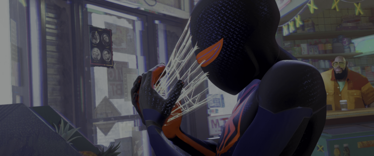 Spider-Man: Across the Spider-Verse screen grab from 00:23:22