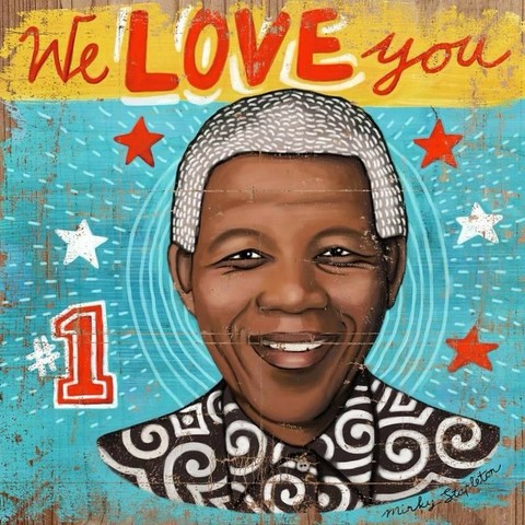 We LOVE you #1
From a graffiti with a portrait of Nelson Mandela