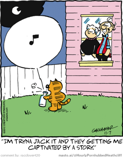 Original Heathcliff comic from November 7, 2012
New caption: 