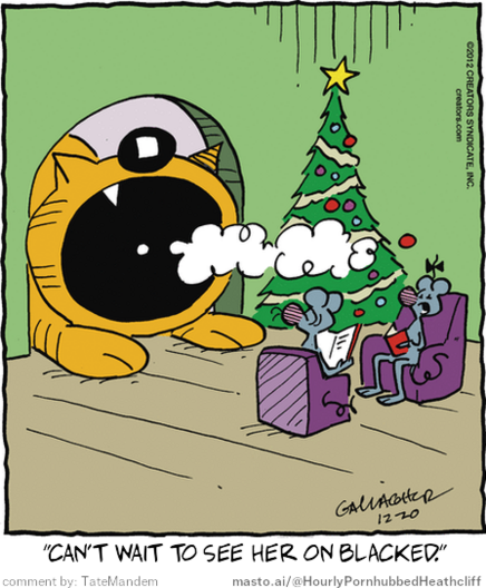 Original Heathcliff comic from December 20, 2012
New caption: 