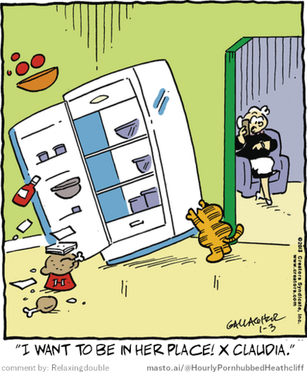 Original Heathcliff comic from January 3, 2013
New caption: 
