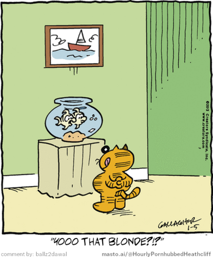 Original Heathcliff comic from January 5, 2013
New caption: 