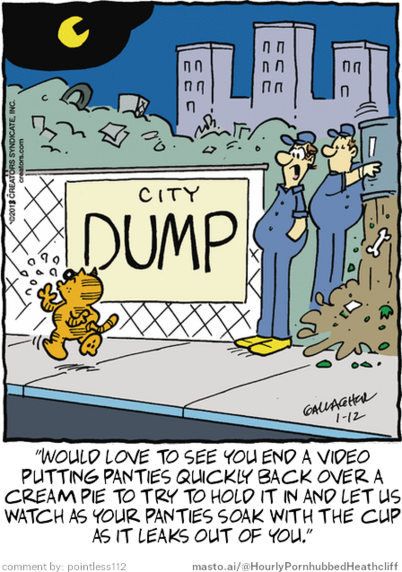 Original Heathcliff comic from January 12, 2013
New caption: 