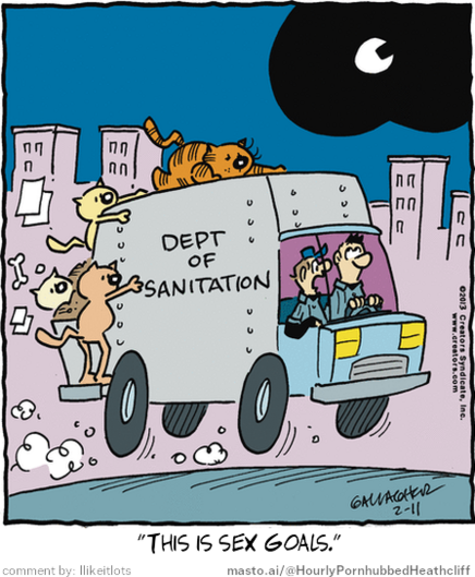 Original Heathcliff comic from February 11, 2013
New caption: 