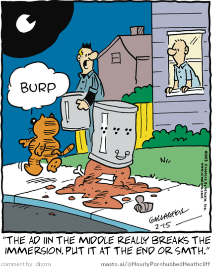 Original Heathcliff comic from February 15, 2013
New caption: 