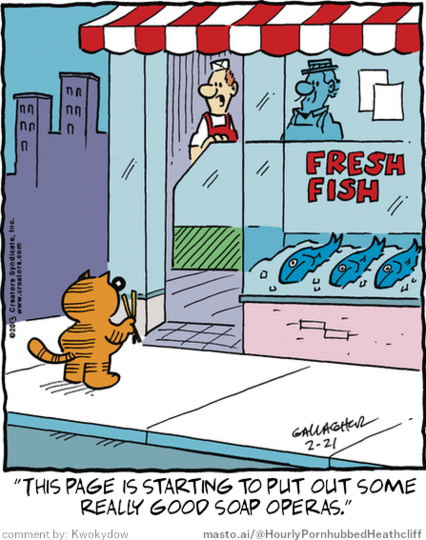 Original Heathcliff comic from February 21, 2013
New caption: 