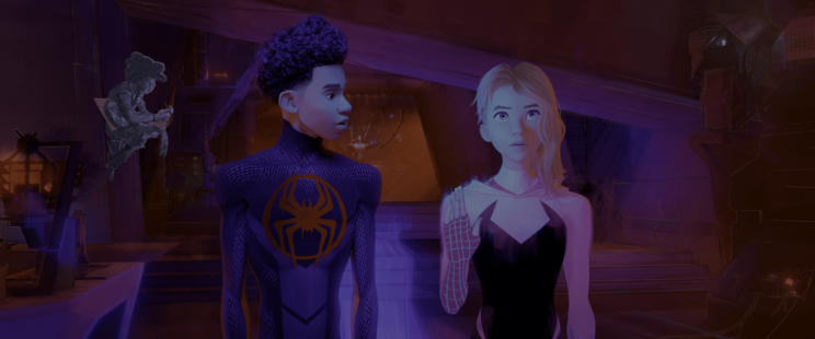 Spider-Man: Across the Spider-Verse screen grab from 01:23:59