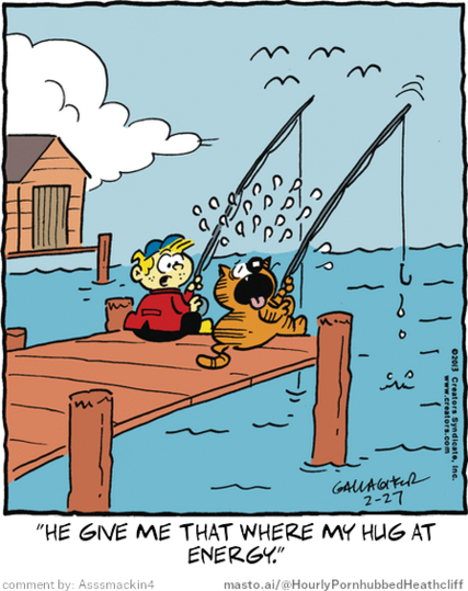 Original Heathcliff comic from February 27, 2013
New caption: 