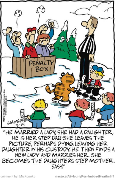 Original Heathcliff comic from March 14, 2013
New caption: 
