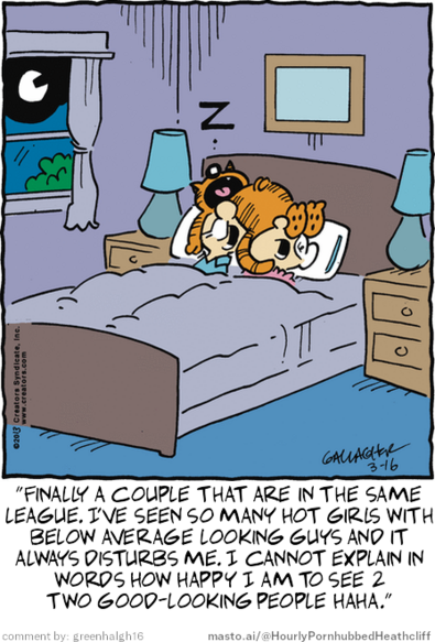 Original Heathcliff comic from March 16, 2013
New caption: 
