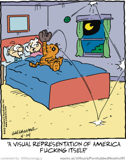 Original Heathcliff comic from April 24, 2013
New caption: 