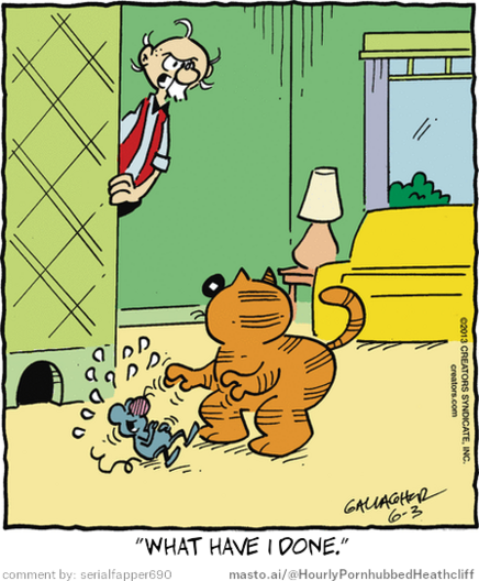 Original Heathcliff comic from June 3, 2013
New caption: 