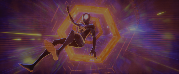 Spider-Man: Across the Spider-Verse screen grab from 01:04:15