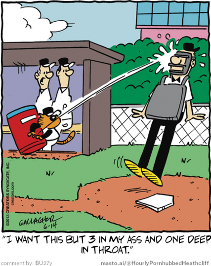 Original Heathcliff comic from June 14, 2013
New caption: 